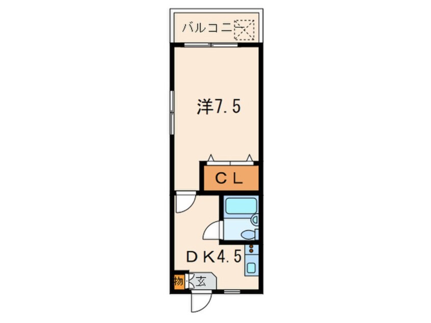 間取図 渡邊ハイツ