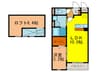 花水木　宝塚 1LDKの間取り