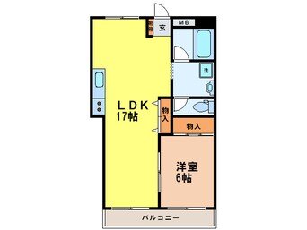 間取図 豊中大成ビル