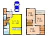 ルシア茨木駅前Ａ 3LDKの間取り