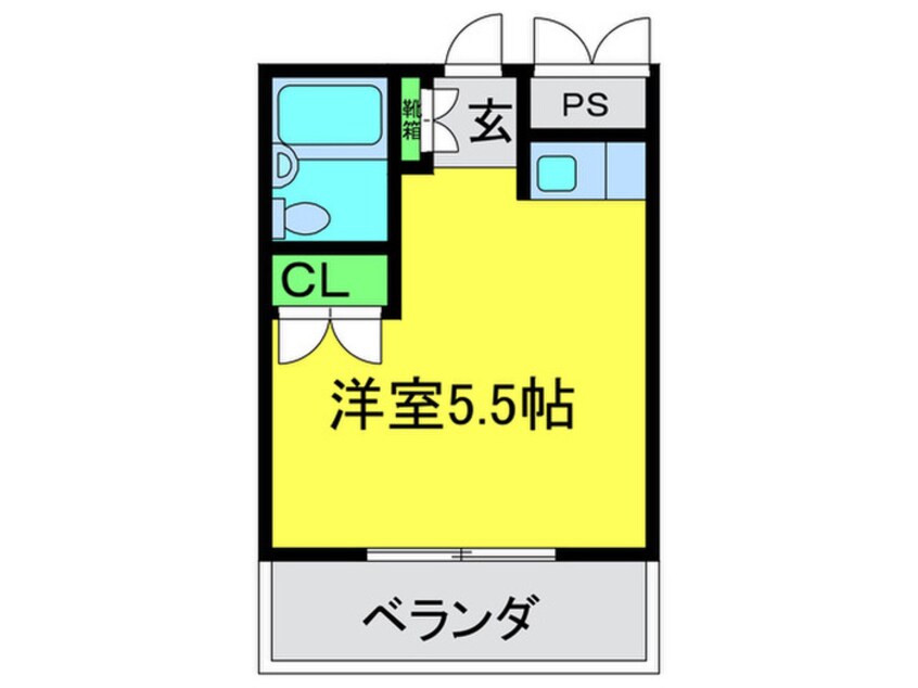 間取図 マンション永山園