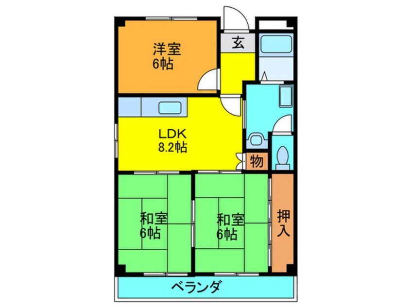 間取図 グラシエール門真