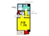 ＲＡＮＡ内淡路 1Kの間取り