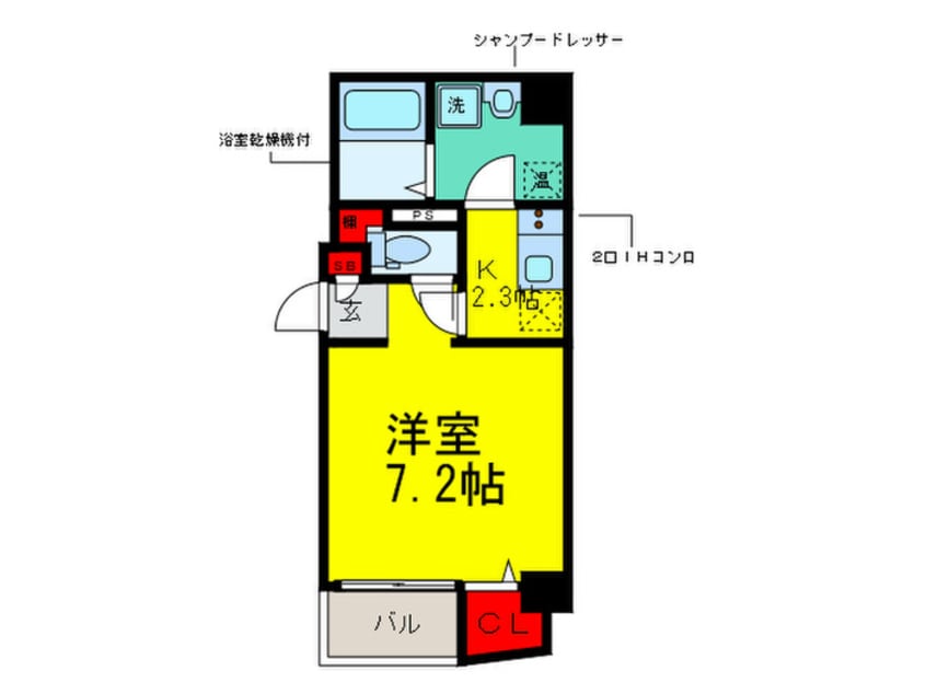 間取図 ＲＡＮＡ内淡路