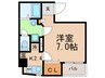 ＲＡＮＡ内淡路 1Kの間取り