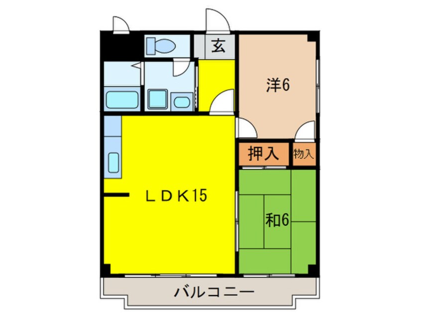 間取図 エスペランサ宝塚