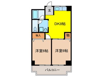 間取図 ジャルダン上本町