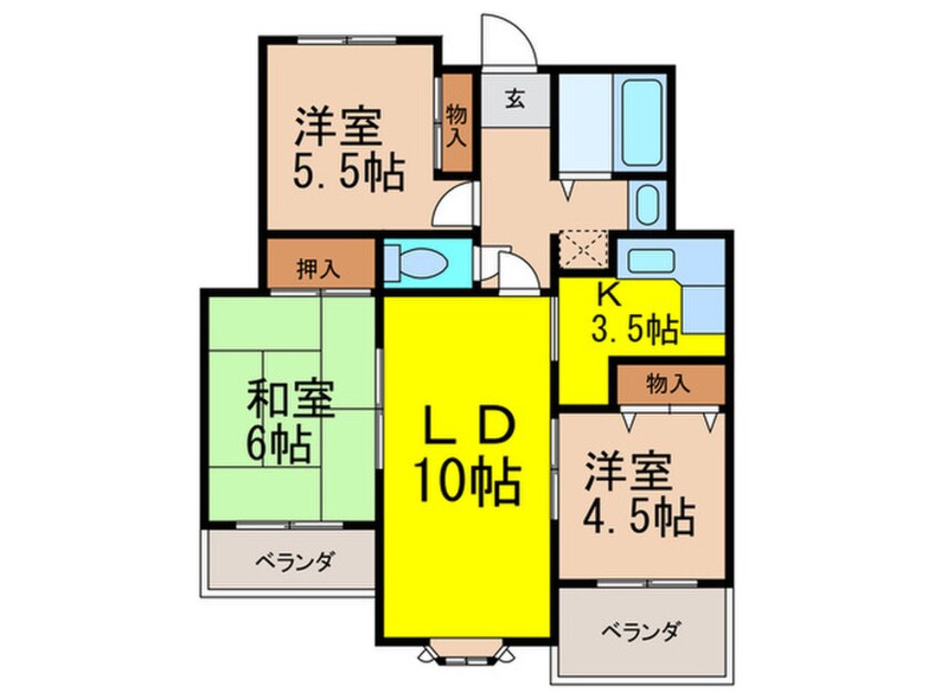 間取図 エステート松尾