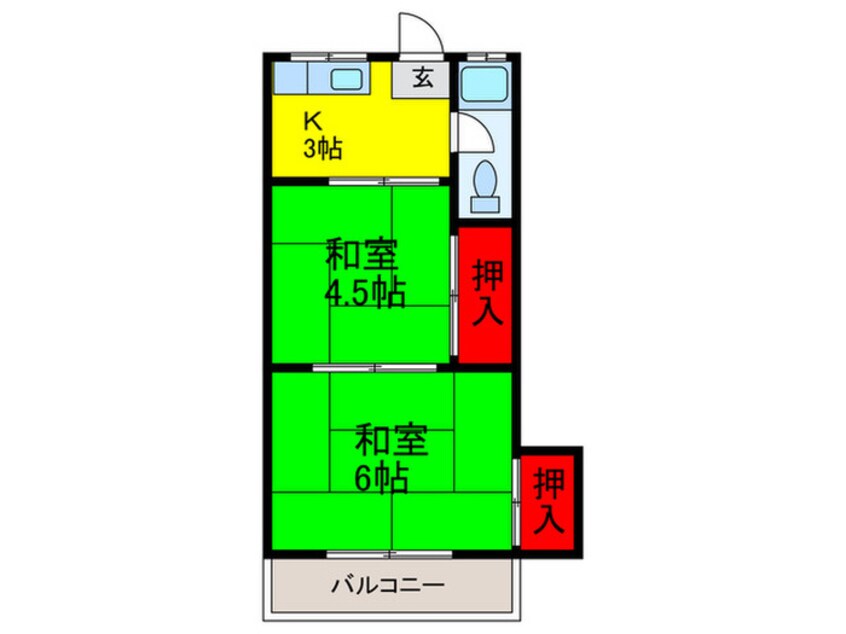 間取図 山口マンション