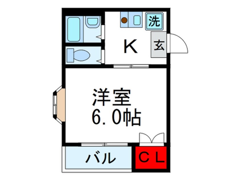 間取図 セシ－ル緑地