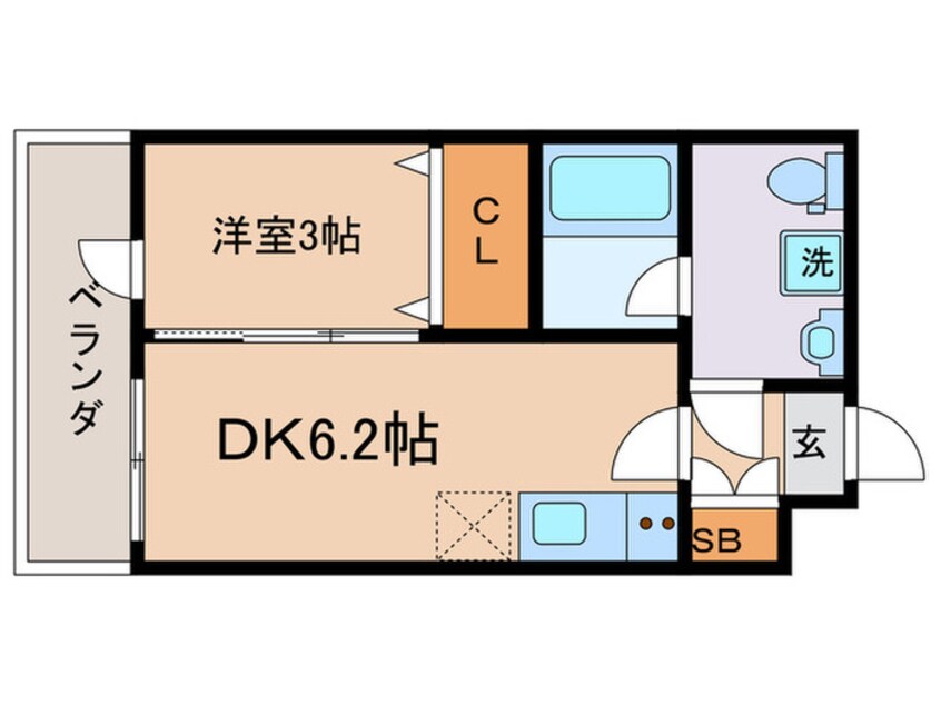 間取図 THEGARNETSUITE RESIDENCE西院Ⅱ