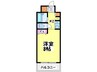 雅苑 1Kの間取り