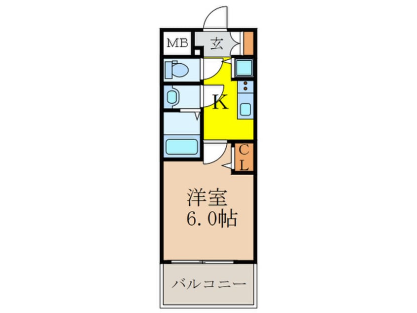 間取図 プレサンス新大阪ザ・シティ