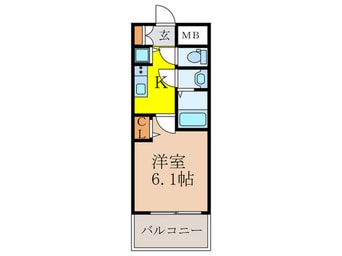 間取図 プレサンス新大阪ザ・シティ