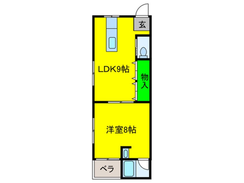 間取図 羽衣グリ－ンハイツ