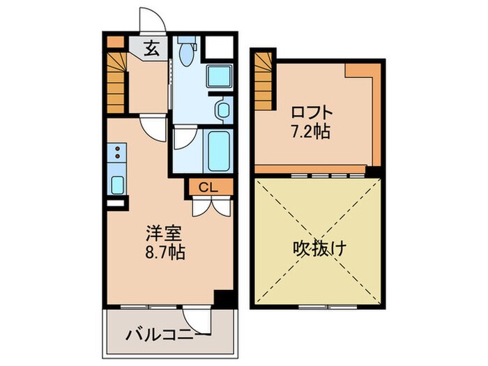 間取り図 ｴｽﾘｰﾄﾞ大阪ｼﾃｨｰｳｴｽﾄ(309)