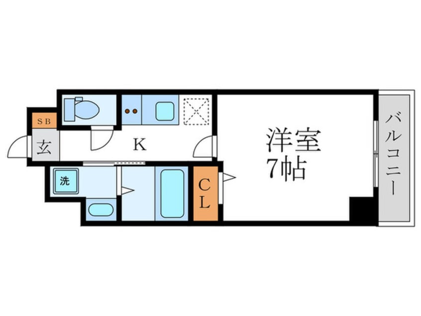 間取図 GREEN　FOREST丹波口