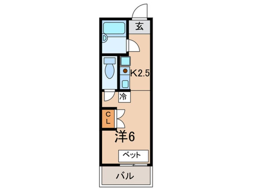 間取図 ＰＡＮＢＲＯＳ５