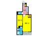 アンジュ　ド　ルミエール 1SKの間取り