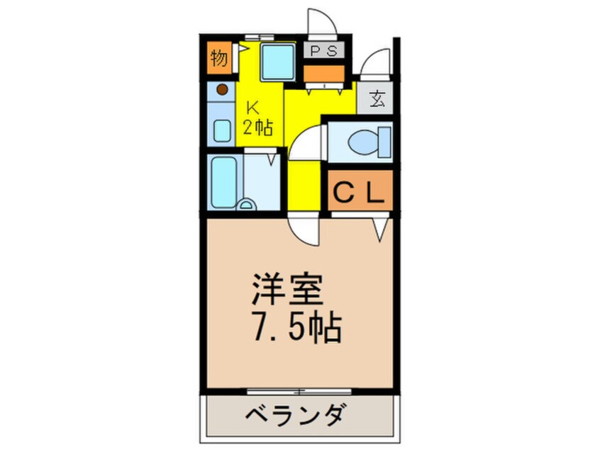 間取図 スクリーブ千里北