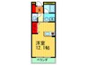ヴィル山之上 1Rの間取り