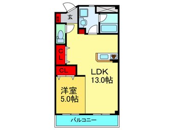 間取図 ヴィル山之上