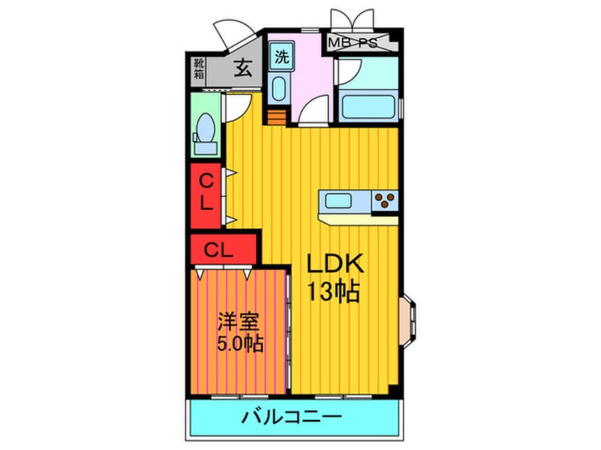 間取図 ヴィル山之上