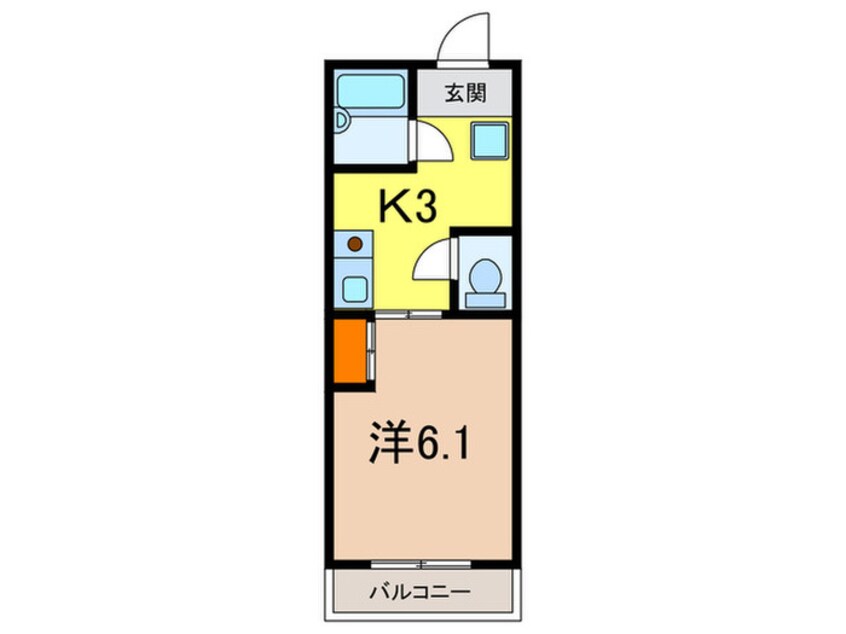 間取図 ハビテ八本松