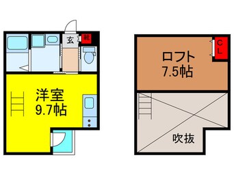 間取図 Ｆ８石津
