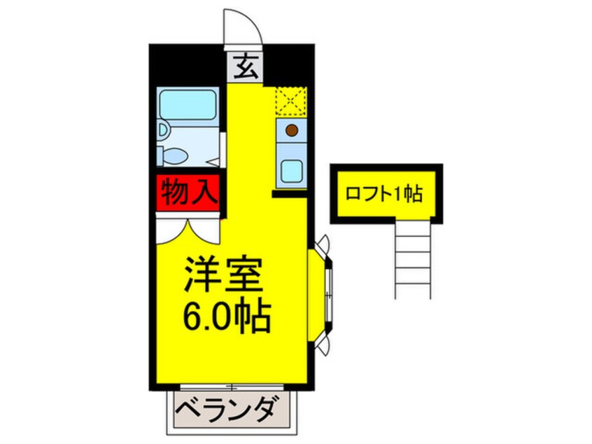 間取図 カレッジハウスイ－スト