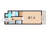 リトラル西宮北 1Rの間取り