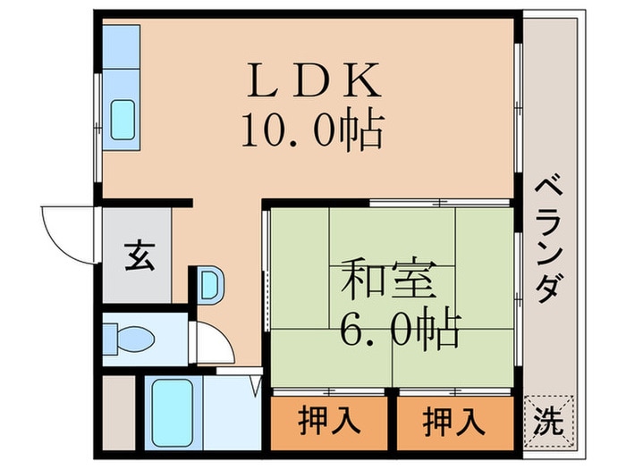 間取り図 レジデンス上花山
