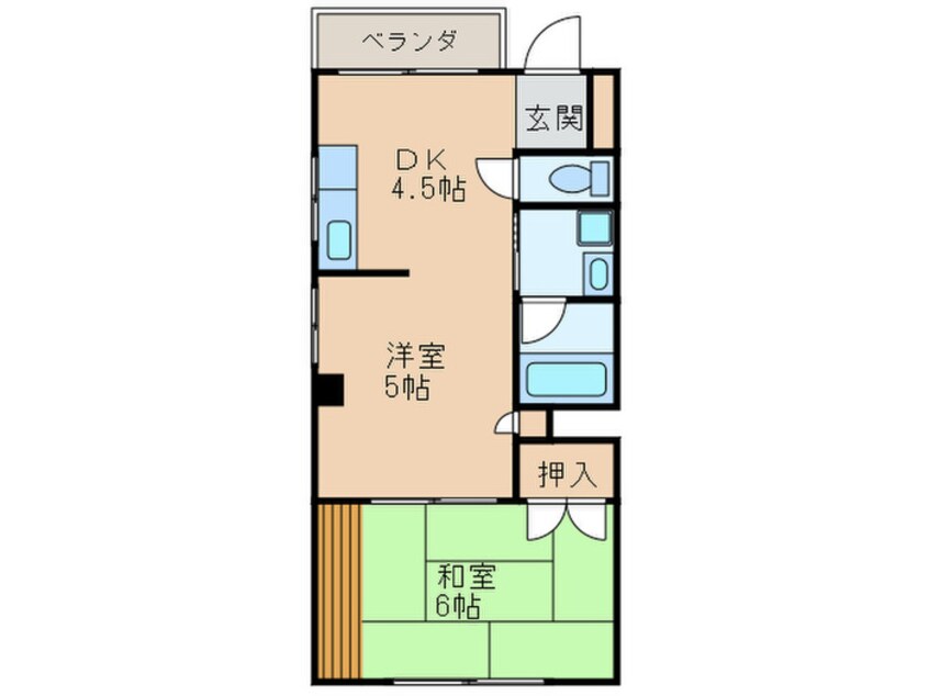 間取図 土田コーポ