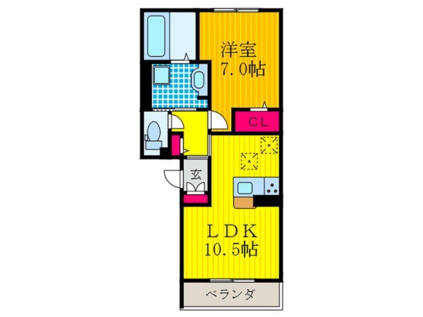 間取図 グランシャリオＡ棟