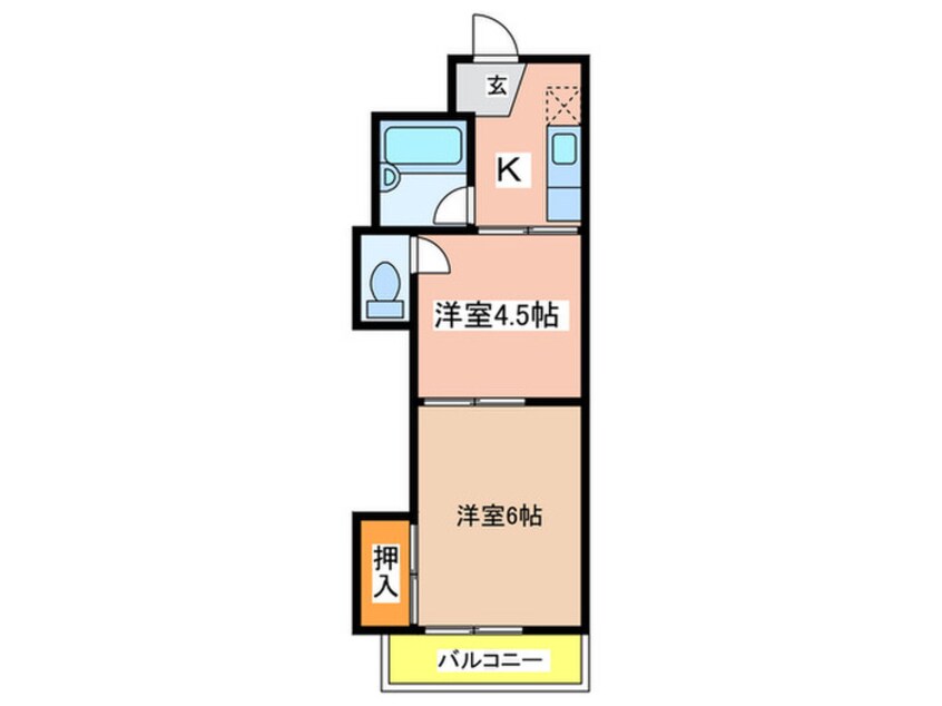 間取図 メゾンド　フローレンス