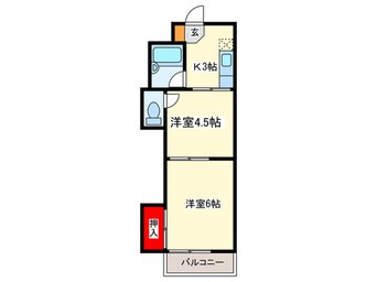 間取図 メゾンド　フローレンス