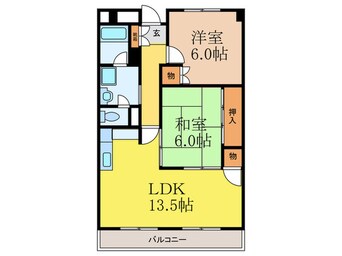 間取図 モナミ新堂