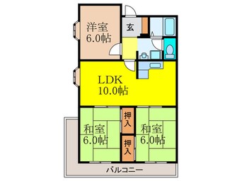 間取図 モナミ新堂