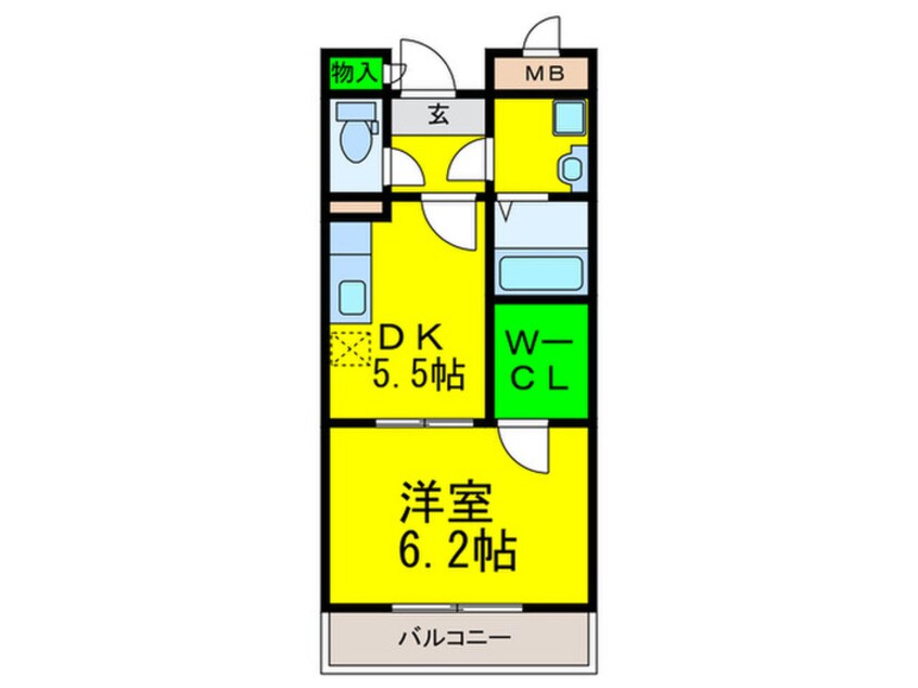 間取図 レフィナード　ナノ