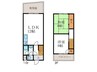 ＨＡＴＡ ＴＥＲＲＡＣＥ 2LDKの間取り