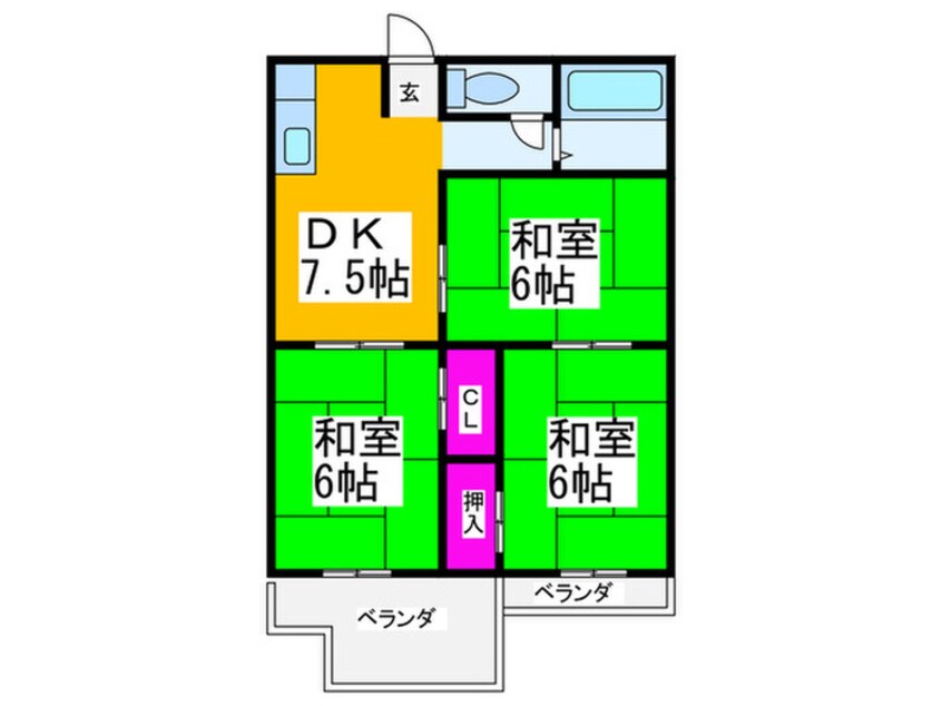 間取図 児玉ハイツ