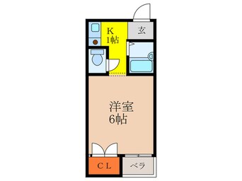 間取図 シャトレ小阪