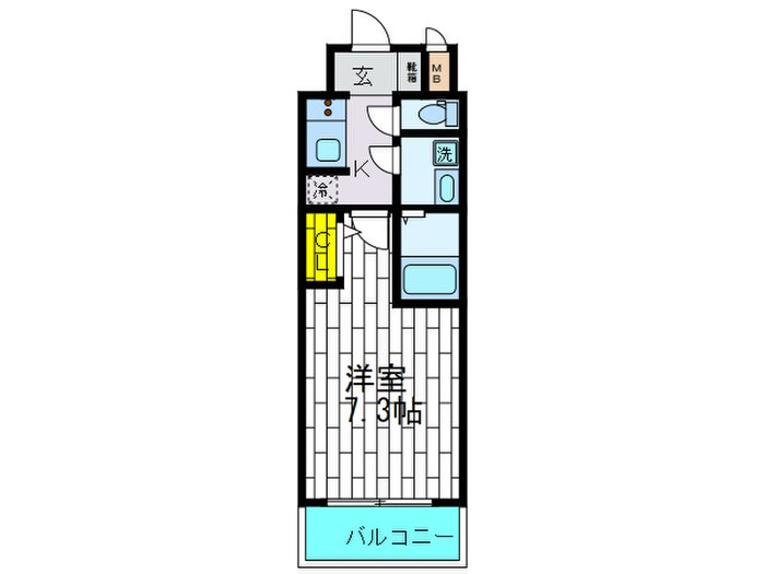 間取り図 LaDouceur西天満