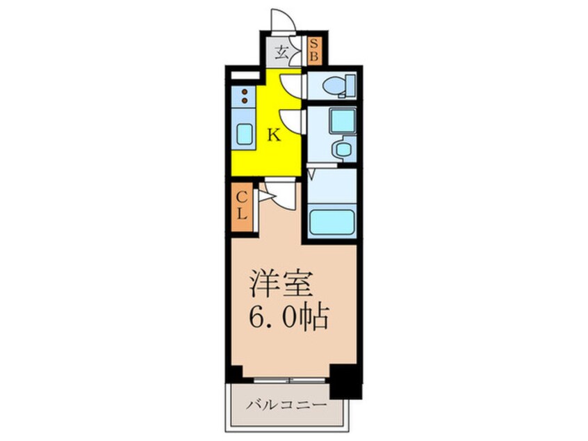 間取図 ｴｽﾘｰﾄﾞ新大阪ｻﾞ･ﾌﾟﾚﾐｱEAST