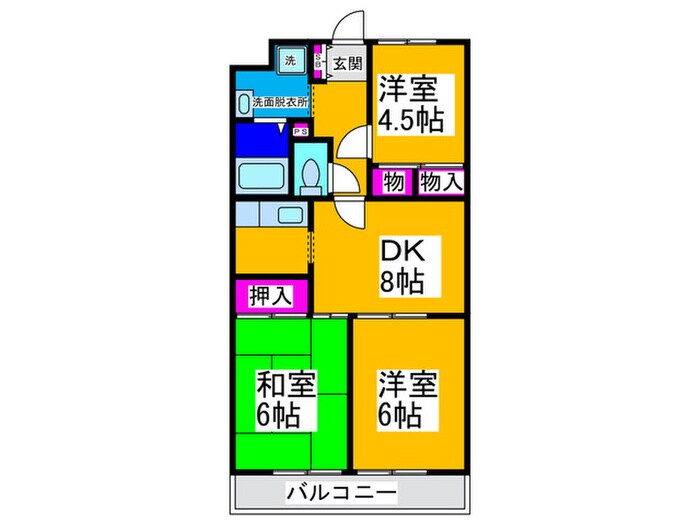 間取り図 アネックスグランなかもず