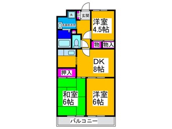 間取図 アネックスグランなかもず