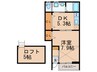 プレミアム和坂 1DKの間取り