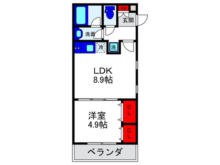 間取り図 ウエルスクエア豊中北桜塚