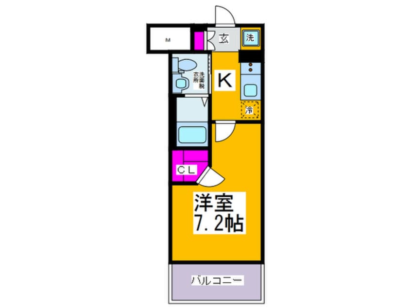 間取図 アービングＮｅｏ平野駅前