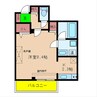ドエル芦屋WEST 1Kの間取り